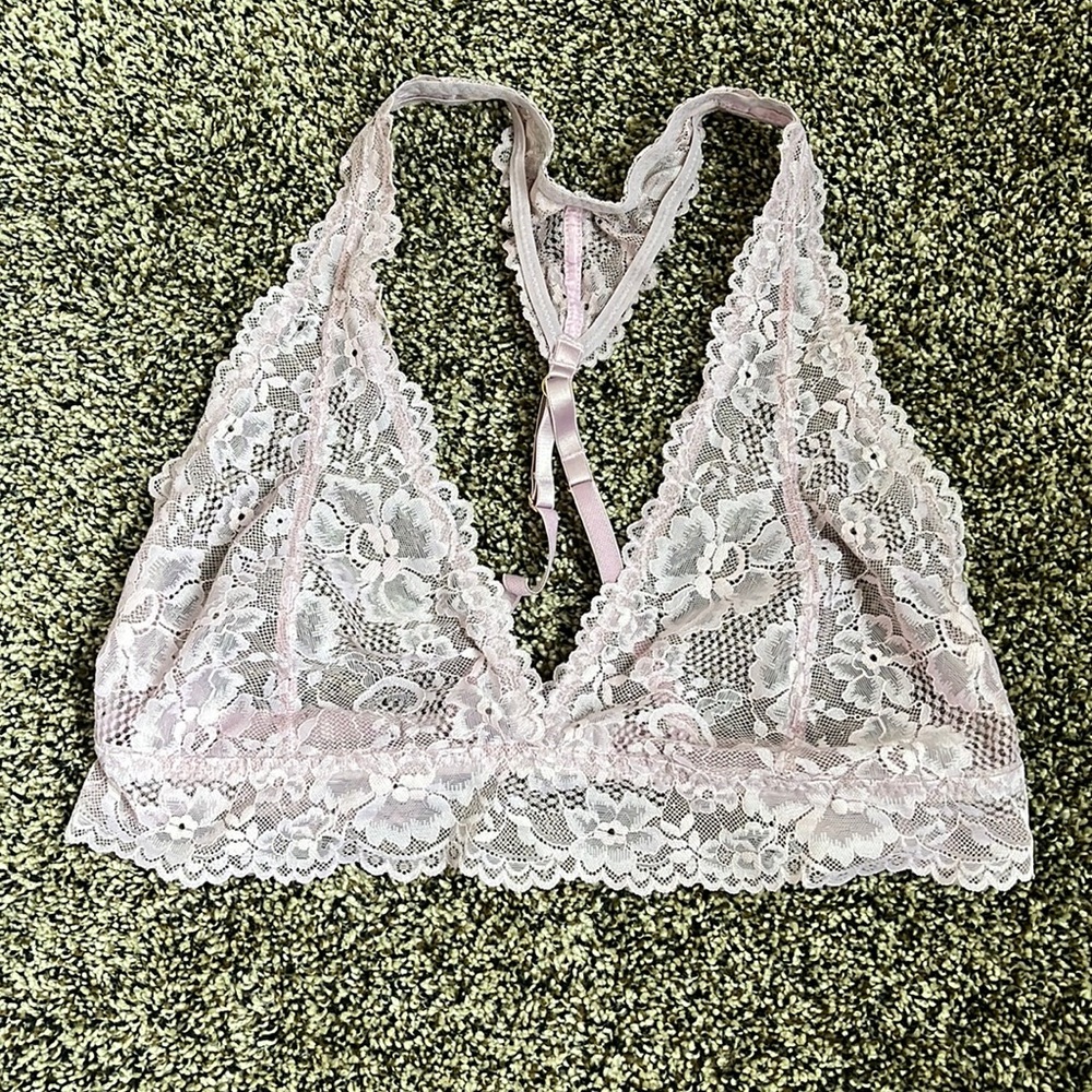 Savage X Fenty Lavender Lace Bralette, Like New